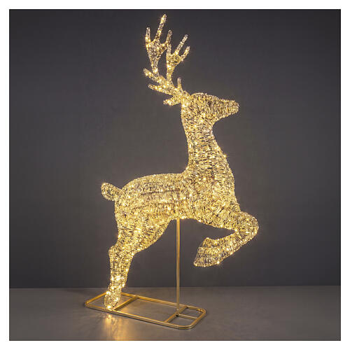 Renna luminosa rampante int-est Lumineo 10000 LED luce classica calda 335x215x70 cm 4