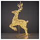 Renna luminosa rampante int-est Lumineo 10000 LED luce classica calda 335x215x70 cm s1