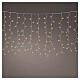Tenda luminosa int-est effetto flash 160 LED luce soft gold 1x2 mt s1