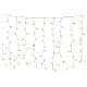 Tenda luminosa int-est effetto flash 160 LED luce soft gold 1x2 mt s2