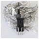 Tenda luminosa int-est effetto flash 160 LED luce soft gold 1x2 mt s4