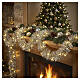 Ghirlanda luminosa int-est argentata 180 LED luce soft gold 9 mt s2
