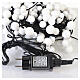Cherry indoor/outdoor light chain with warm white LED globes, 60 ft s7