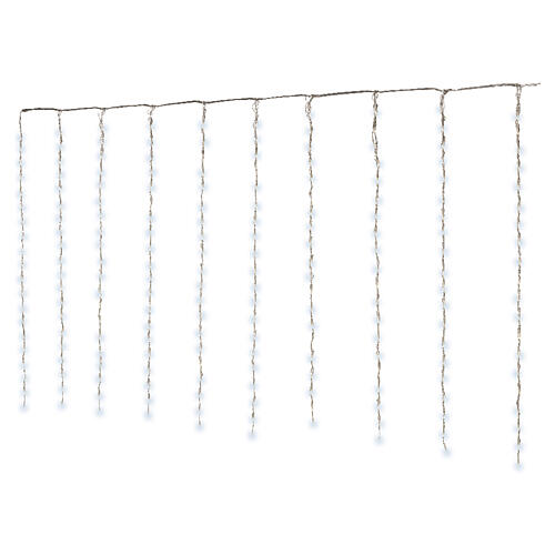 Christmas light curtain, 200 cold white LEDs, 6x3 ft, indoor/outdoor 4