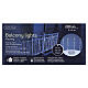 Christmas light curtain, 200 cold white LEDs, 6x3 ft, indoor/outdoor s3