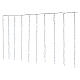 Christmas light curtain, 200 cold white LEDs, 6x3 ft, indoor/outdoor s4
