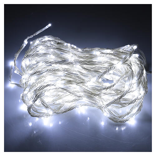 Rideau lumineux de Noël 200 LEDs blanc froid 2x1 m int/ext 2