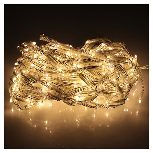 Flowing Christmas curtain lights, 200 warm white LEDs, 6x3 ft, indoor/outdoor 3