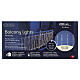 Flowing Christmas curtain lights, 200 warm white LEDs, 6x3 ft, indoor/outdoor s4