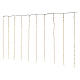 Flowing Christmas curtain lights, 200 warm white LEDs, 6x3 ft, indoor/outdoor s5