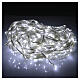 Flowing Christmas LED curtain, indoor/outdoor, snow effect, 400 cold white LEDs, 13x3 ft s3