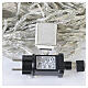Flowing Christmas LED curtain, indoor/outdoor, snow effect, 400 cold white LEDs, 13x3 ft s5