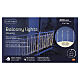 Flowing Christmas LED curtain, indoor/outdoor, snow effect, 400 warm white LEDs, 13x3 ft s3