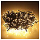 Luzes de Natal int/ext Cluster 448 LEDs soft gold efeito cintilante 420 cm s5