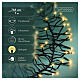 Cluster chain of 768 soft gold LED Christmas lights, 23 ft, indoor/outdoor s4