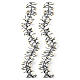 Cluster chain of 768 soft gold LED Christmas lights, 23 ft, indoor/outdoor s5