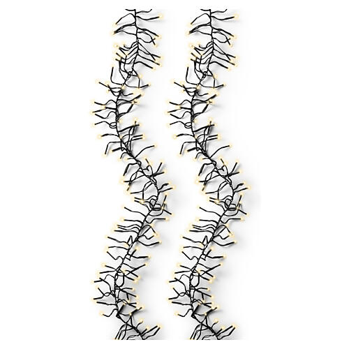 Corrente luminosa de Natal int/ext 768 LEDs soft gold efeito cintilante 7 m 5