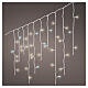 Hanging waterfall lights, 180 warm white LEDs, flashing effect, 16 ft, IN/OUTDOOR s1