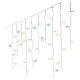 Guirlande lumineuse pendante int/ext 180 LEDs blanc chaud effet clignotant 5 m s3