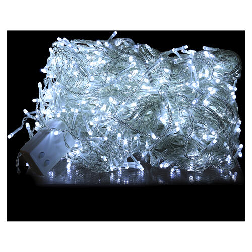 Indoor light curtain, 720 cool white LEDs, 10 functions, snow effect, 60 ft 4