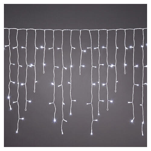 Indoor light curtain, 720 cool white LEDs, 10 functions, snow effect, 60 ft 6