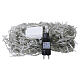 Rideau lumineux d'intérieur, 720 LEDs blanc froid, 10 fonctions, effet neige, 18 m s5
