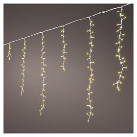 Pendant lights, 708 warm white and soft gold LEDs, 13 functions, snow effect, 20 ft