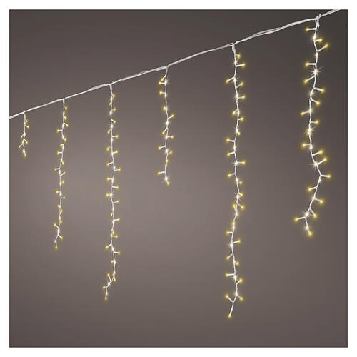 Pendant lights, 708 warm white and soft gold LEDs, 13 functions, snow effect, 20 ft 1