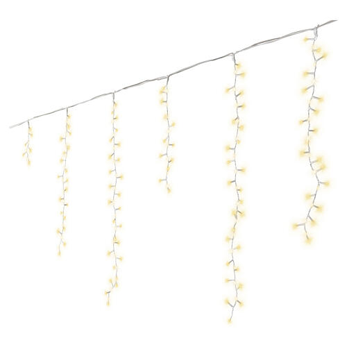 Suspension 708 LEDs blanc chaud et or doux, 13 fonctions, effet neige, 6 m 3