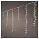 Tenda luminosa int-est ghiacciolo 1416 LED bianco caldo soft gold 12 m s1