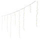 Indoor-outdoor snowfall cascade with 708 LEDs warm white, cold white and classic white, 20 ft s5