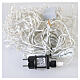 Indoor-outdoor snowfall cascade with 708 LEDs warm white, cold white and classic white, 20 ft s6