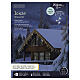 Rideau lumineux effet neige intérieur/extérieur avec 1416 LED, blanc chaud, blanc froid et blanc classique, 12 m s4