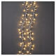 Catena luminosa per alberi int-est 1500 LED soft gold 34 m effetto scintillio s1