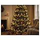 Catena luminosa natalizia per alberi int-est 2000 LED soft gold 45 m effetto scintillio s2
