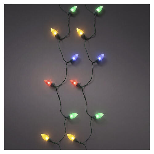 Guirlande lumineuse de Noël Vintage XL, int/ext, 50 LEDs or doux, 10 m, effet scintillant 1