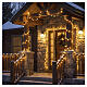 Guirlande lumineuse vintage int/ext avec 100 LEDs XL or chaud, effet scintillant, 20 m s2