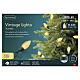Guirlande lumineuse vintage int/ext avec 100 LEDs XL or chaud, effet scintillant, 20 m s3
