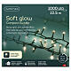 Luci natalizie int-est 8 funzioni 1000 LED bianco caldo 25 m s5