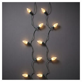 Luci natalizie Vintage XL int-est 50 LED oro tenue effetto scintillante 10 m
