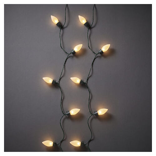 Luci natalizie Vintage XL int-est 50 LED oro tenue effetto scintillante 10 m 1