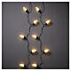 Luci natalizie Vintage XL int-est 50 LED oro tenue effetto scintillante 10 m s1