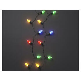 Luci natalizie Vintage XL int-est multicolore 50 LED con 8 funzioni 10 m