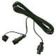 Indoor‑outdoor extension cable for decorative lighting, green, 16.4 ft s1