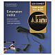 Indoor‑outdoor extension cable for decorative lighting, green, 16.4 ft s2