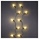 Catena luminosa Vintage XL int-est 100 LED oro tenue con effetto scintillante 20 m s1