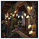Catena luminosa Vintage XL int-est 100 LED oro tenue con effetto scintillante 20 m s2