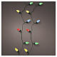 Vintage XL string lights, 100 multicolour LEDs, 65 ft, indoor/outdoor, twinkle effect s1