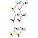 Vintage XL string lights, 100 multicolour LEDs, 65 ft, indoor/outdoor, twinkle effect s4