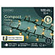 Catena luminosa compatta int-est 500 LED bianco caldo effetto lampeggiante 11 m s3